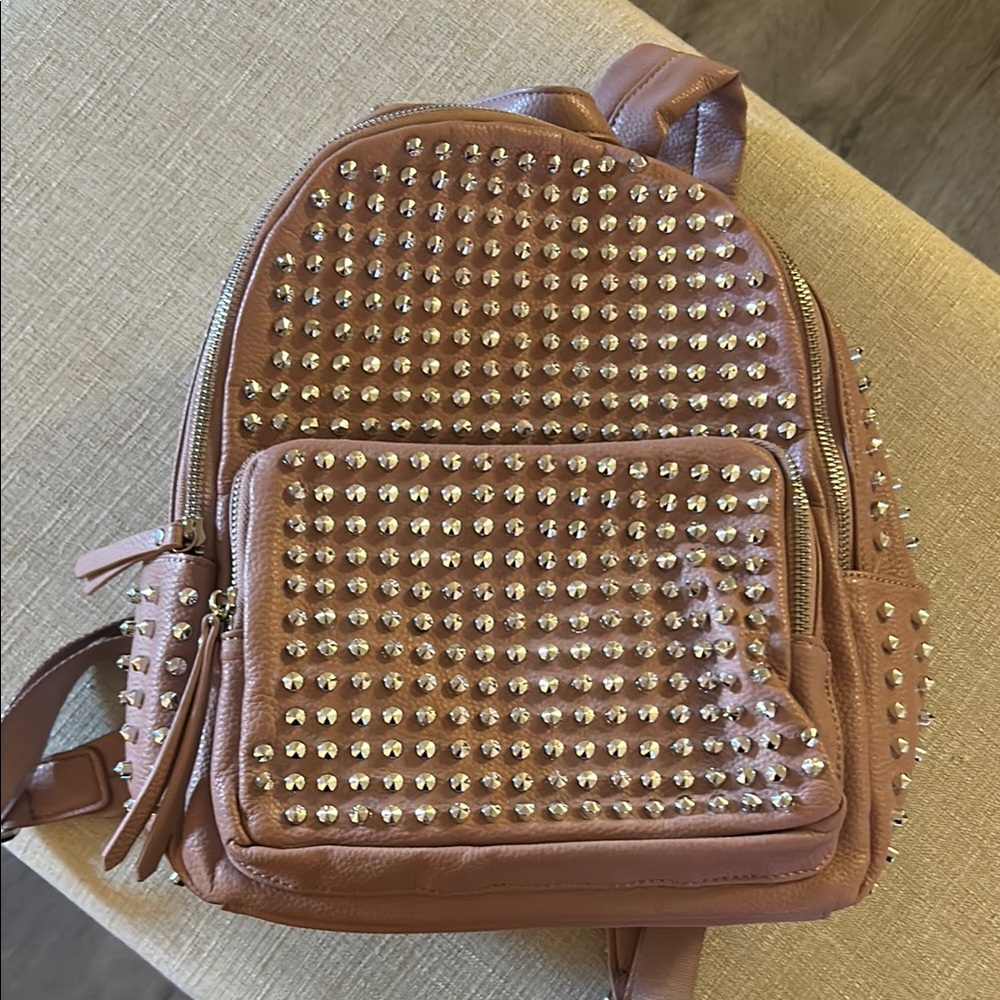 Urban Expressions Studded Brown Backpack